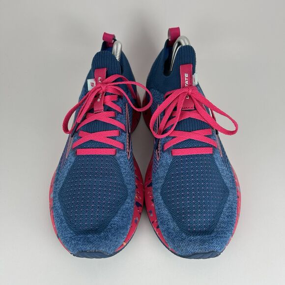 Brooks Levitate Stealthfit 5 Women's Size 9 B Blue Pink Running Shoes Sneakers - Picture 3 of 10